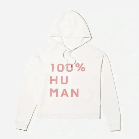 EVERLANE The 100% Human Typography Hoodie Small - Picture 1 of 7